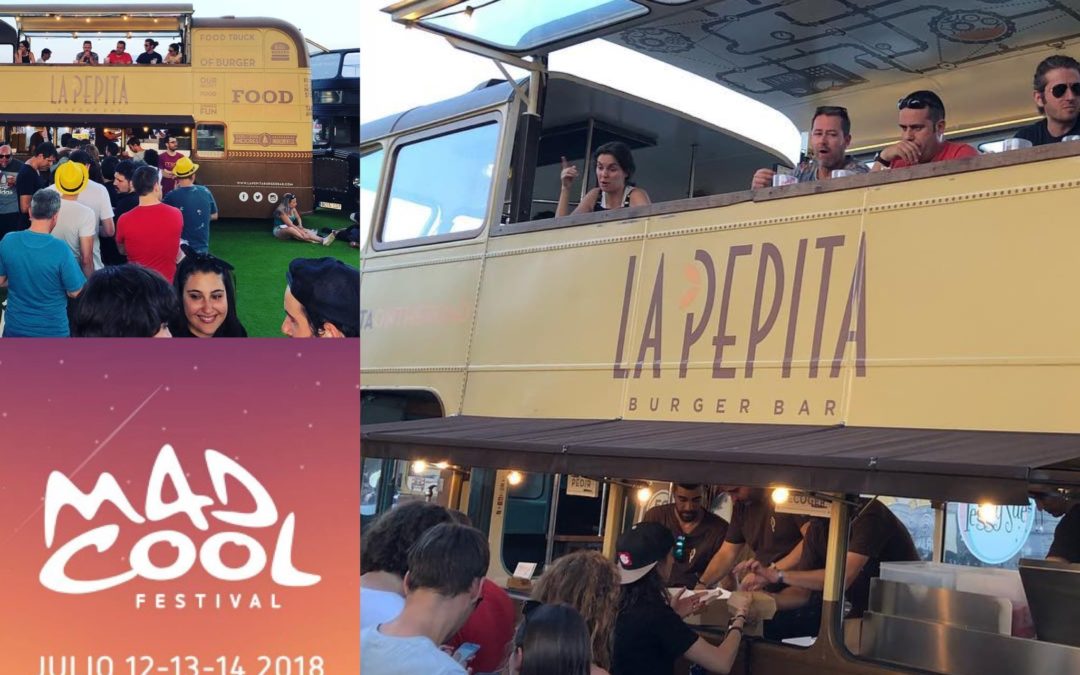 Foodtruck de La Pepita Burger en Mad Cool 2018