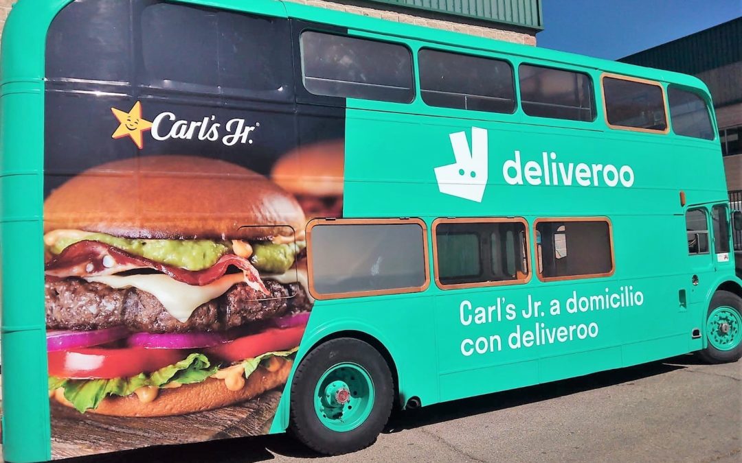 Campaña para Deliveroo en Madrid