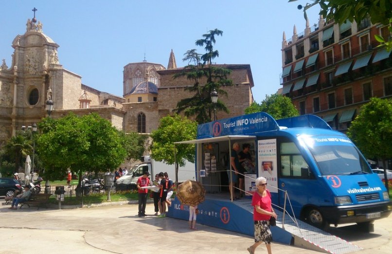Punto móvil de información Turismo de Valencia